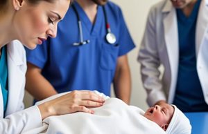Doctors couldn’t take their eyes off the newborn, but a minute later they were faced with an unexpected moment that left everyone present with goosebumps.