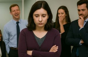 The new female employee in the office was mocked. But when she came to the banquet with her husband, the colleagues quit.