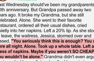 Waitress Mocked My Grandma’s Tip — She Never Expected My Response