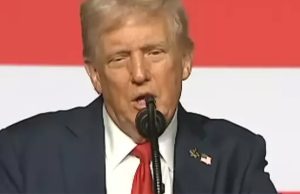 Awkward moment Trump calls out audience with scathing message for not applauding him