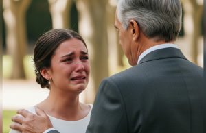 Sofia cried at her own wedding after marrying an older, wealthy man to save her family. On their wedding night, he went to the bathroom… and when he came out, Sofia nearly fainted.