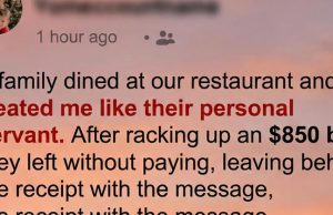 A Family Complained About My Service and Left Without Paying an $850 Bill — but I Managed to Turn the Situation Around