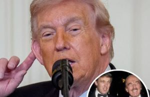 Trump sparks confusion praising Germany claiming ‘my father was born there’ even though his dad is from the Bronx