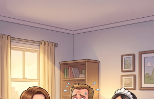 A wife goes on a retreat for work.