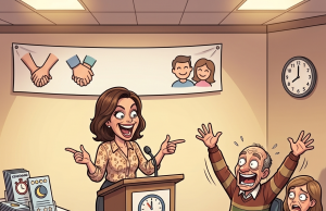 A marriage therapist was leading a seminar on relationship happiness.