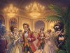 A couple was invited to a swanky masked Halloween Party.