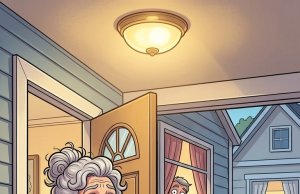 An old lady puts an ad in the paper, looking for a husband…