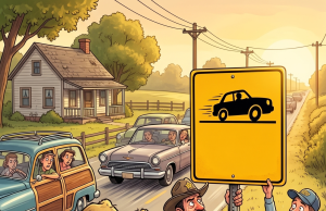 A farmer lived on a quiet rural highway.