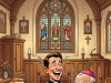 I wanted to get to know the new priest at my church.