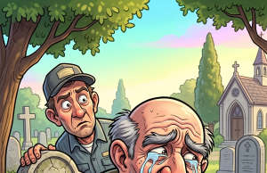 The Faithful Husband at the Cemetery