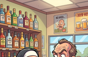 And nun walks into a liquor store
