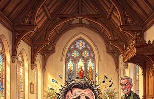 A man went to church one Sunday.